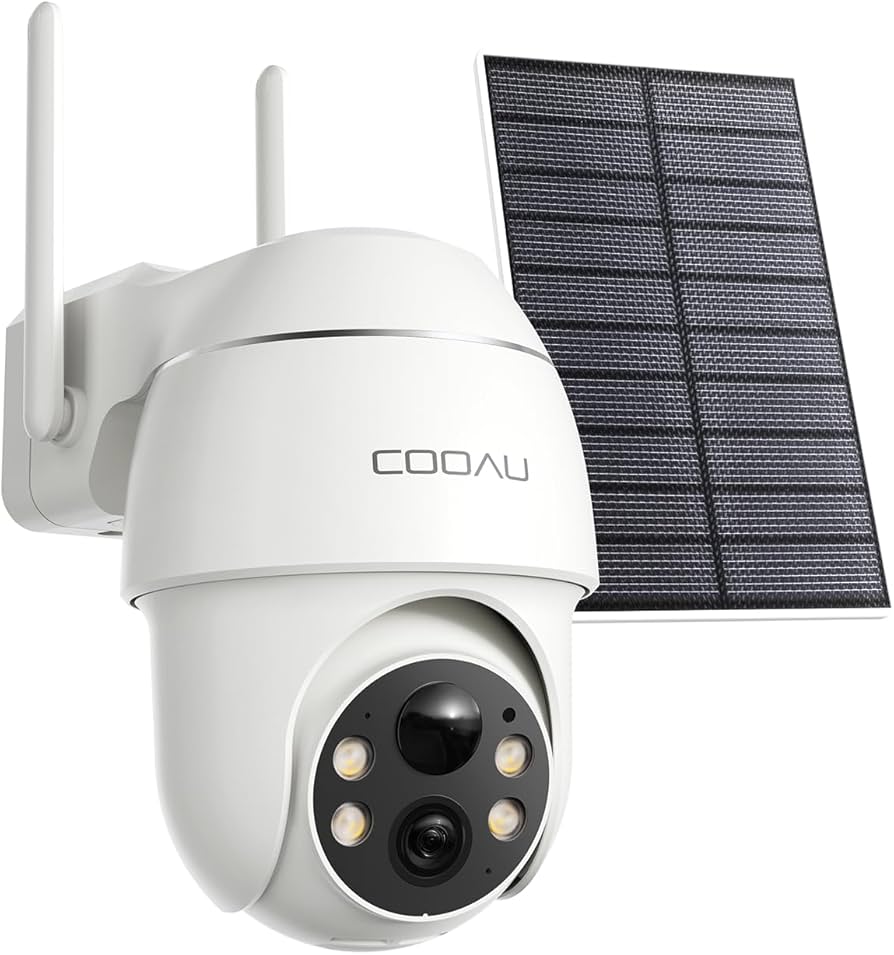 Amazon.com : COOAU Solar Security Cameras Wireless Outdoor,4MP