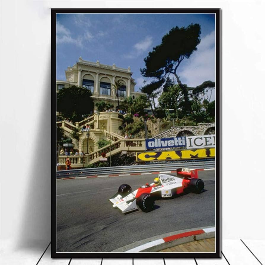 Amazon｜アイルトンセナポスターF1フォーミュラレーシングカーポスター