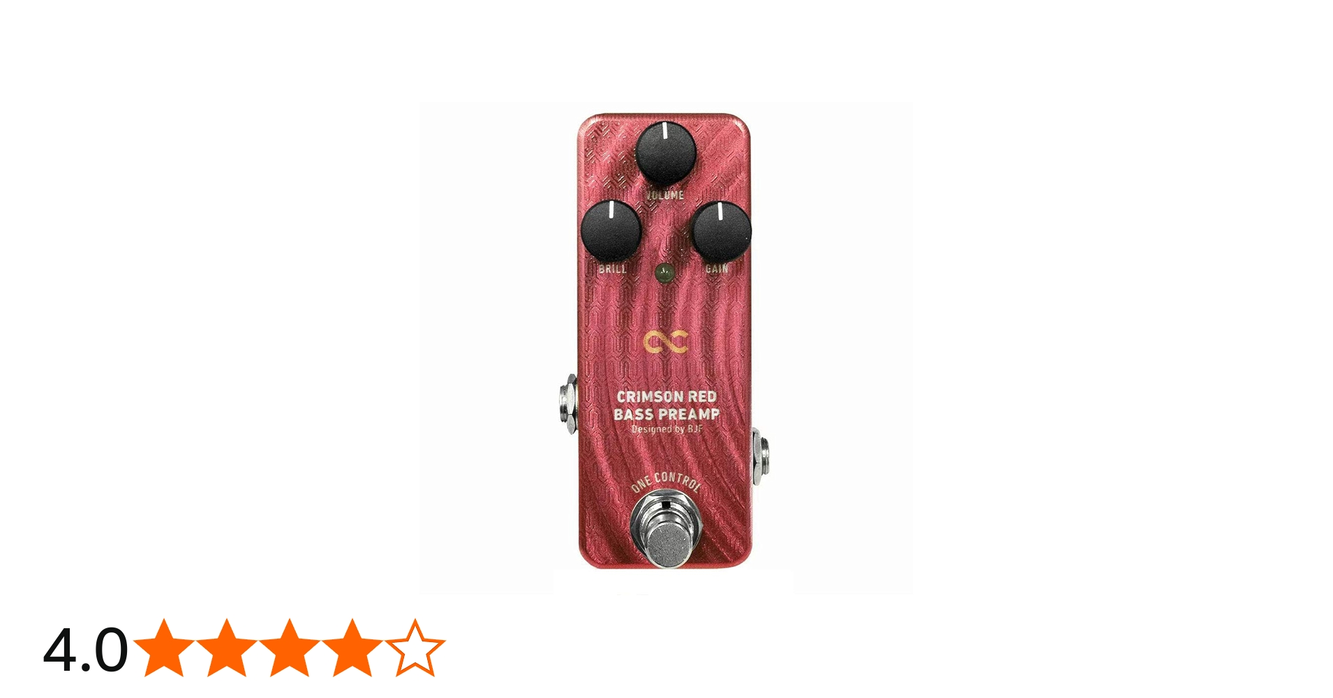 Amazon | ワンコントロール One Control Crimson Red Bass Preamp