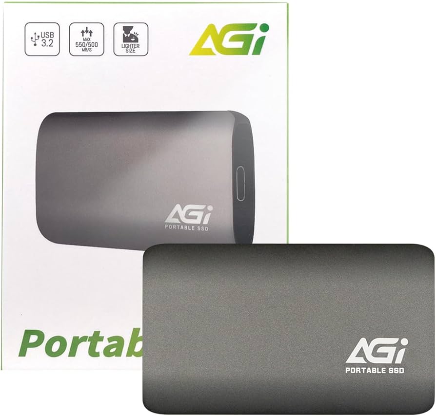 Amazon | AGI ED138 外付けSSD 1TB USB3.2 Gen2 最大読出 530MB/s PS4