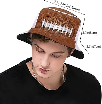 RJTXKSBY Funny American Football Bucket Hat Summer Unisex
