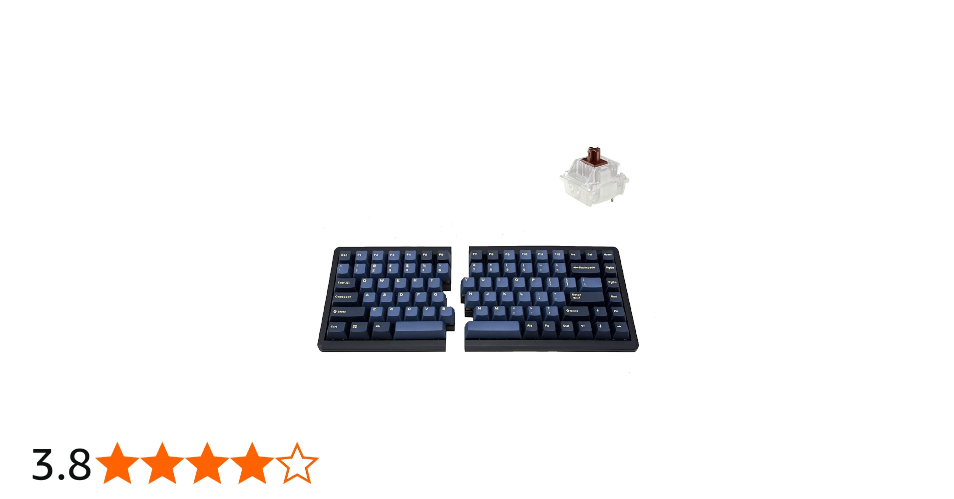 Amazon.co.jp: BAROCCOMiSTEL MD770 RGB BT (英語配列/茶軸) 分離型