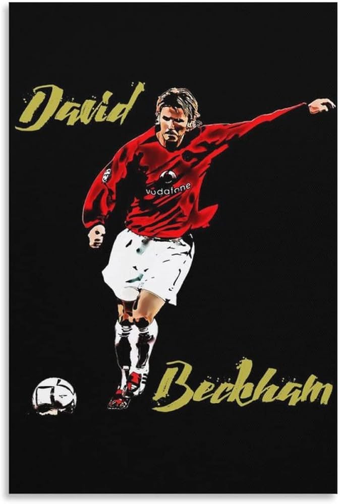Amazon.co.jp: サッカー選手デビッド・ベッカムHDスポーツポスター