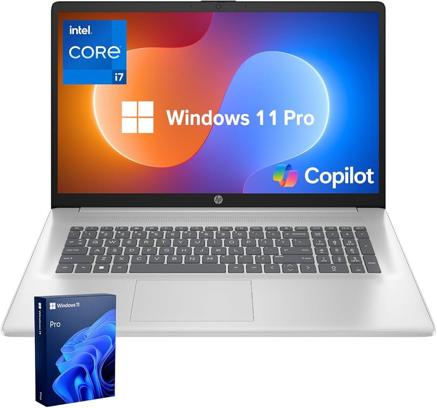 Amazon.com: HP Essential 17 Laptop for Productivity & Daily Work