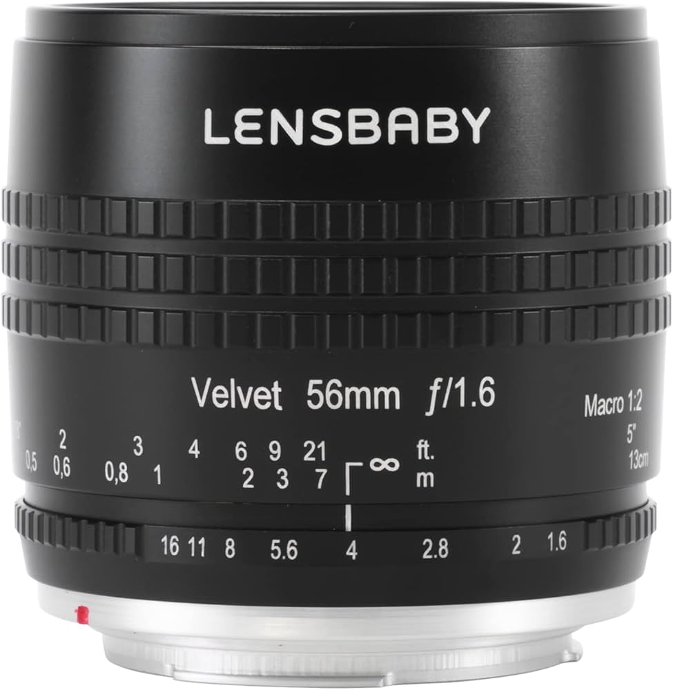 Amazon.co.jp: Lensbaby ソフトレンズ Velvet 56 56mm F1.6 キヤノンEF