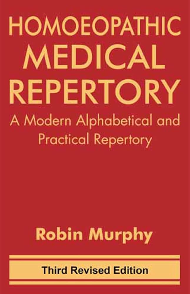 Homeopathic Medical Repertory : Murphy, Robin: Amazon.com.tr: Kitap