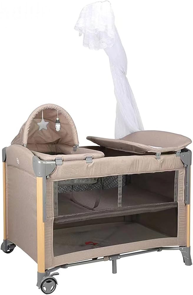 Amazon.co.jp: Uevmo ベビーベッド 折りたたみ 添い寝 揺りかご おむつ