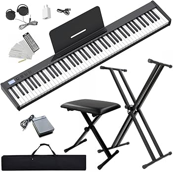 Amazon | 【イススタンドセット】ニコマク NikoMaku 電子ピアノ 88鍵盤