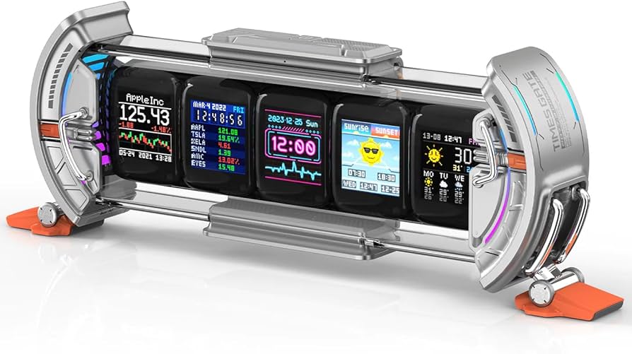 Amazon.co.jp: Divoom Times Gate Pixel Art 情報ディスプレイデジタル