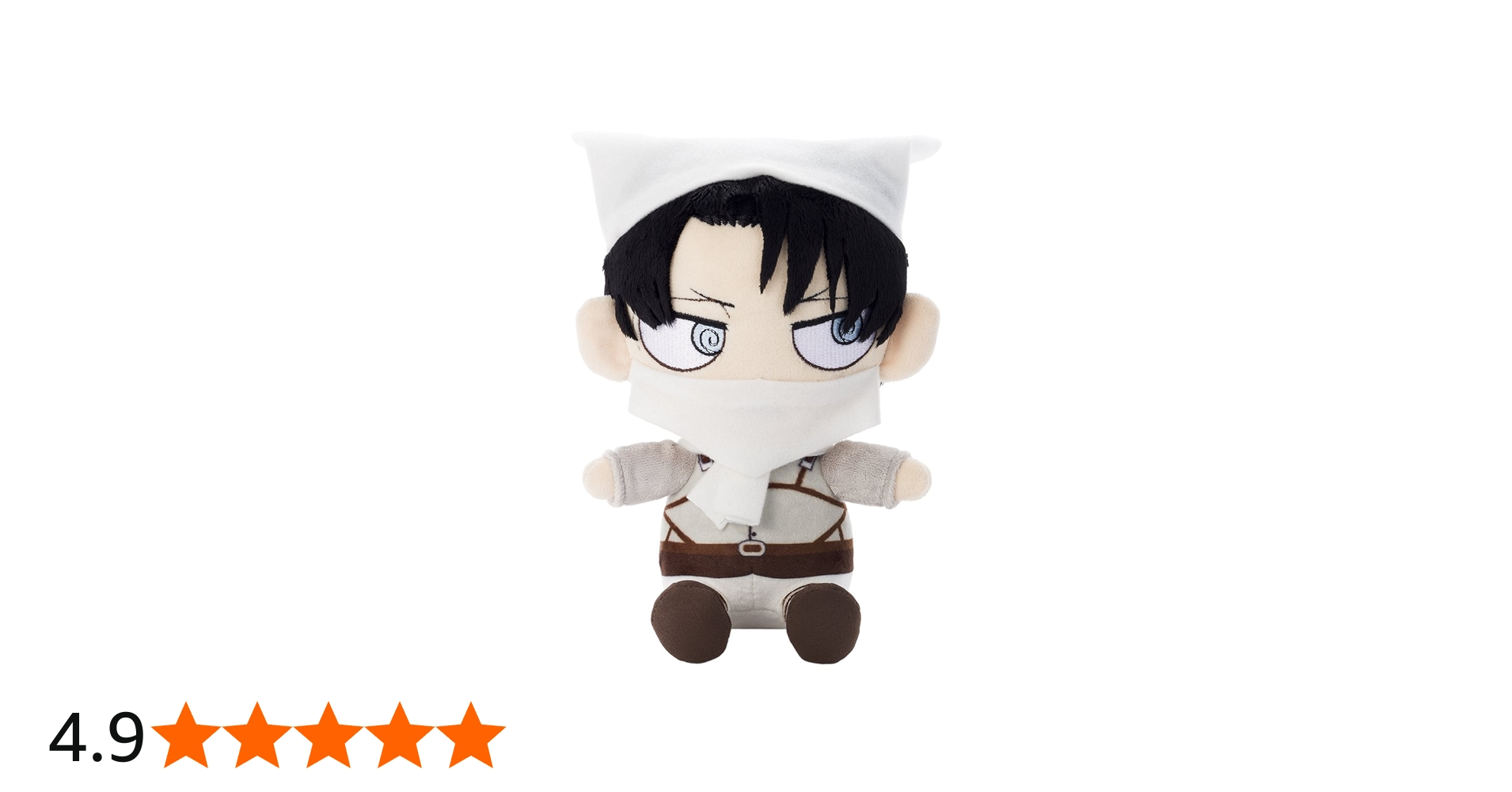 Amazon.co.jp: 進撃の巨人 ちみキャラぬいぐるみ お掃除 リヴァイ : ホビー