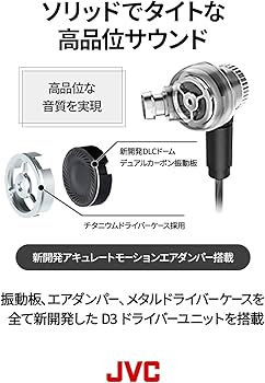 Amazon.co.jp: JVCケンウッド JVC HA-FD01 カナル型イヤホン CLASS-S