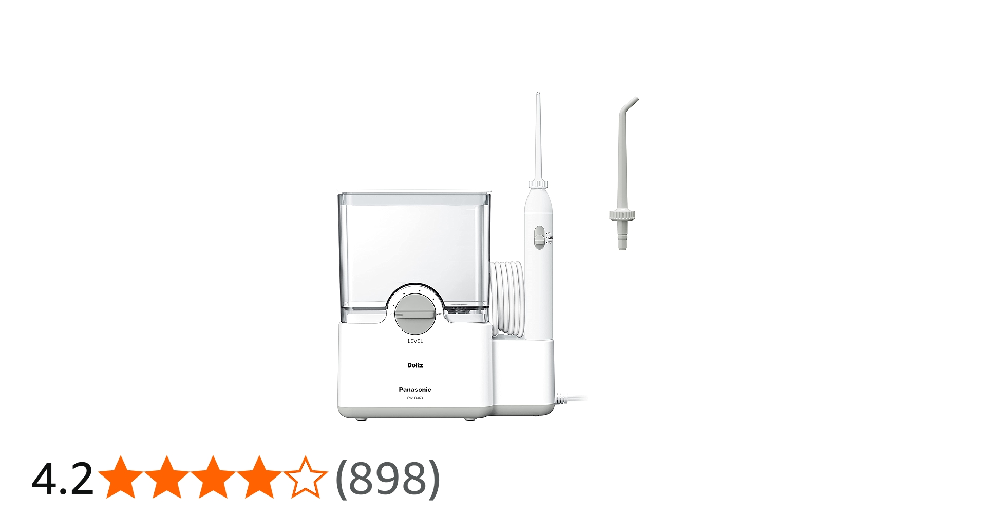 Amazon | パナソニック 口腔洗浄器 ジェットウォッシャー ドルツ 白 EW