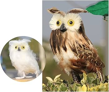 Amazon.com: EUBUY Realistic Artificial Feathered Owl, Simulation
