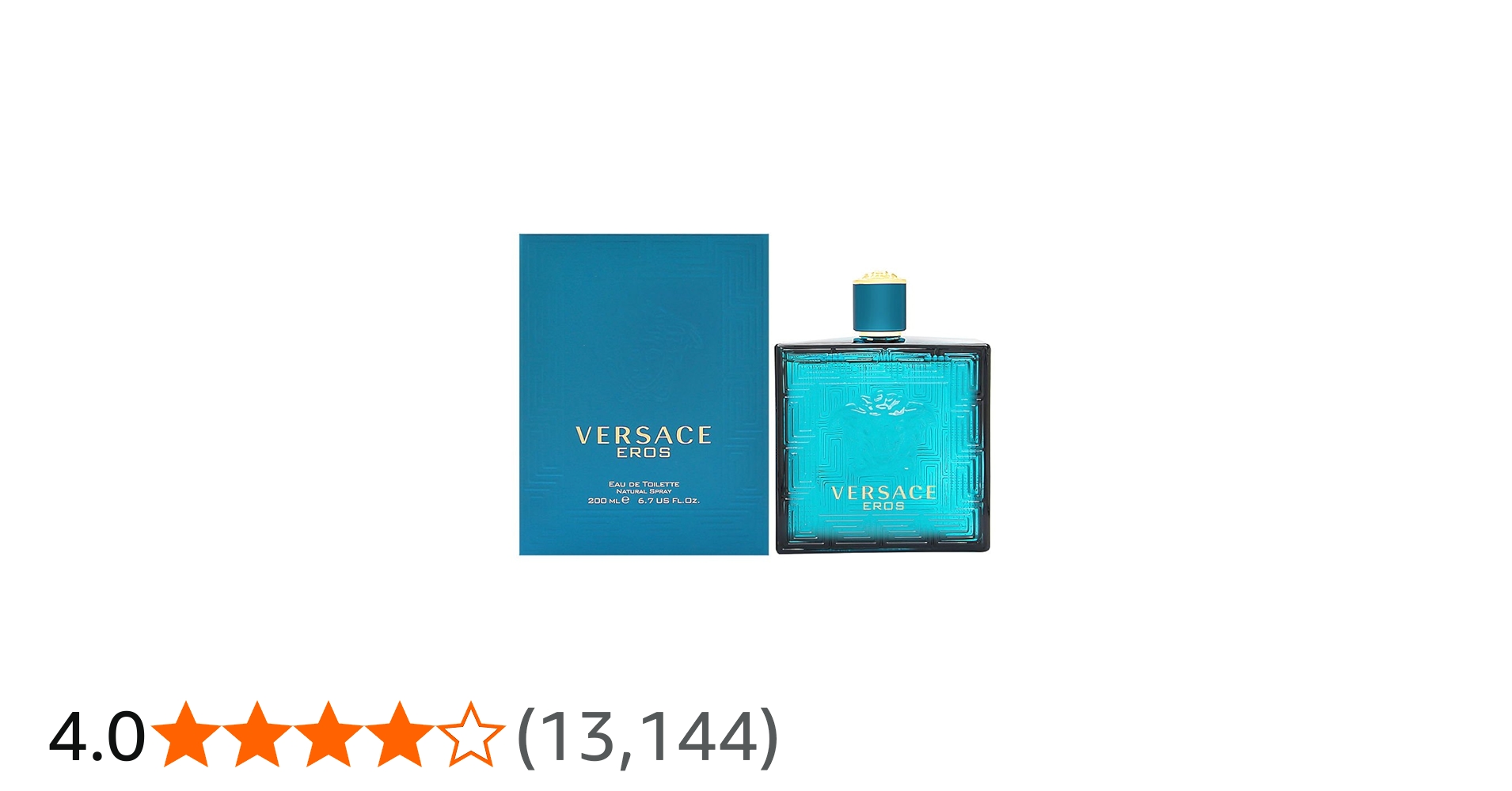 Versace Eros Men Eau De Toilette Spray, 6.7 Fluid Ounce : Amazon