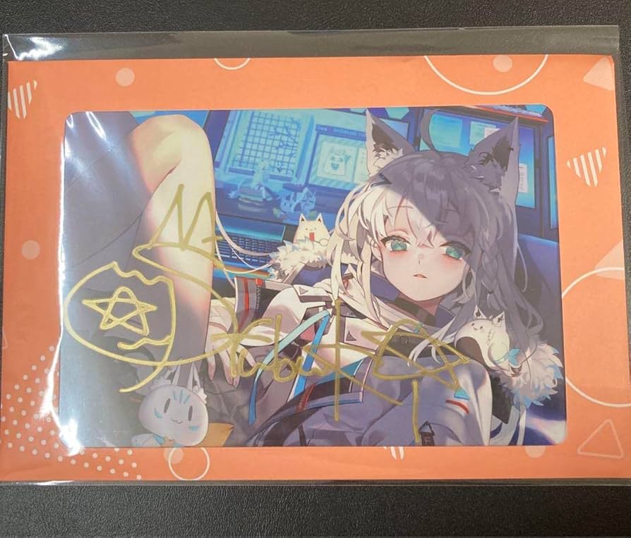 直筆ポストカード 白上フブキ 活動4周年記念 Amazon.co.jp: 白上フブキ