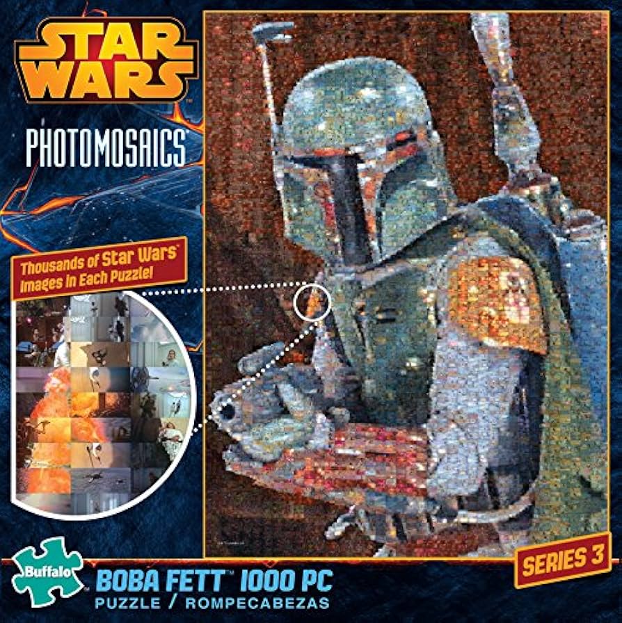 Amazon.com: Buffalo Games Star Wars - Photomosiac - Boba Fett
