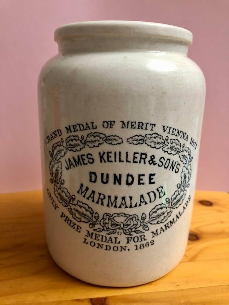 Amazon.co.jp: レア DUNDEE ダンディー マーマレード ジャー 陶器
