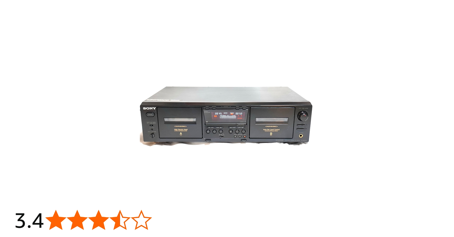 Amazon.co.jp: SONY TC-WE475 ツインリバースカセットデッキ : 家電