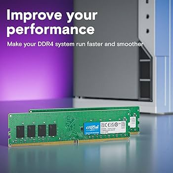 Crucial 32GB DDR4 RAM Kit (2x16GB), 3200MHz (PC4-25600) CL22