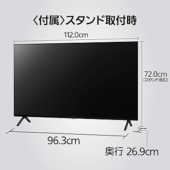 Amazon | パナソニック 50V型 4Kダブルチューナー内蔵 液晶テレビ TH