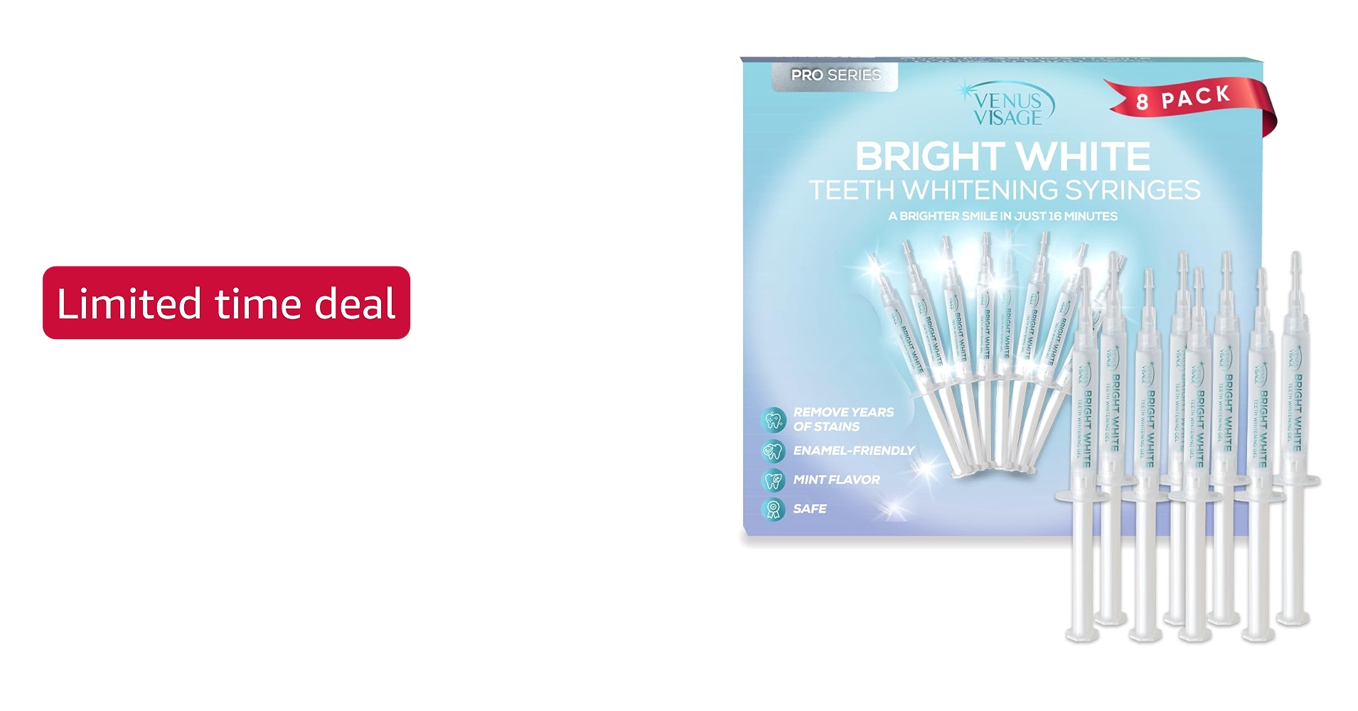 Amazon.com: Venus Visage Teeth Whitening Gel Refill Kit Syringes