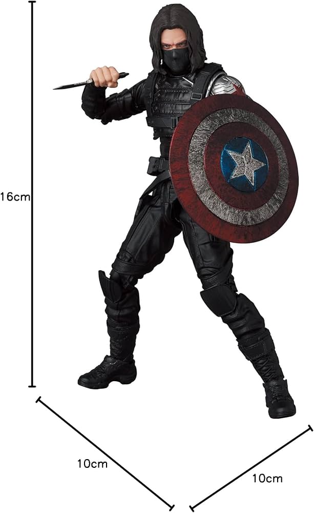 Amazon.co.jp: MAFEX マフェックス No.203 キャプテン アメリカ WINTER