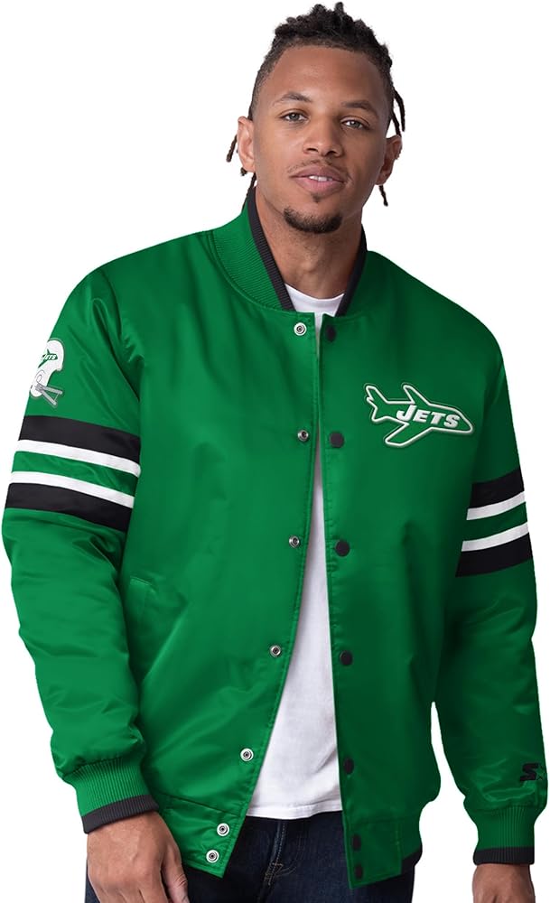 Amazon.com: STARTER Men's Green New York Jets Vintage Logo Scout I