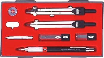 Amazon.co.jp: ウチダ KD型製図器 SEセット 『SE10品組 鉛筆製図セット