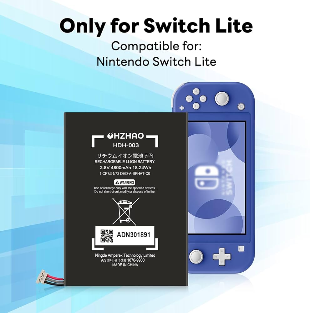 Amazon.com: OHZHAO HDH-003 Battery, 2025 Upgraded 4800mAh High