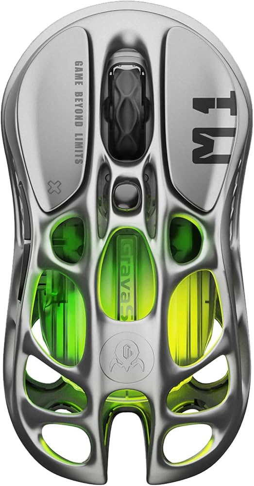 GravaStar Wireless Gaming Mice Mercury M1 Pro, Lightweight