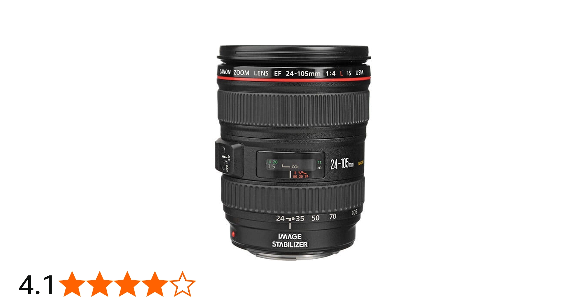 中古美品Canon EF24-105mm f/4L IS USM フィルター付 EF24-105mm F4L