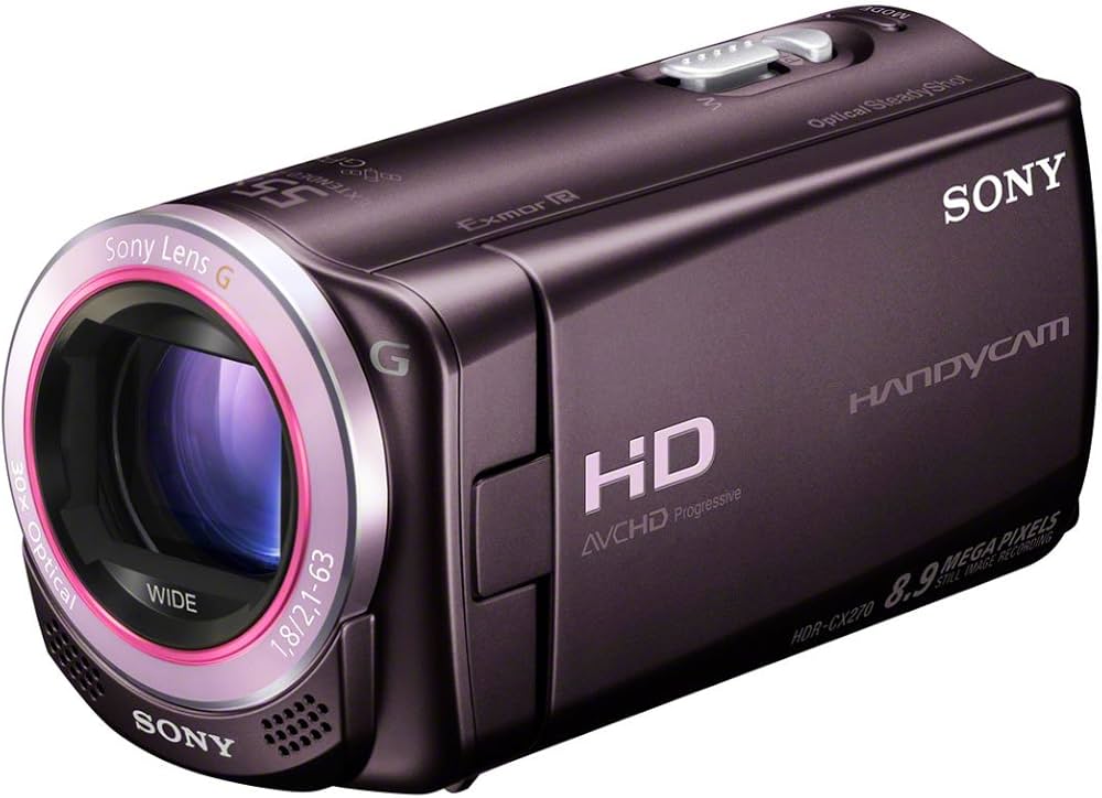 Amazon | SONY HDビデオカメラ Handycam CX270V ボルドーブラウン HDR