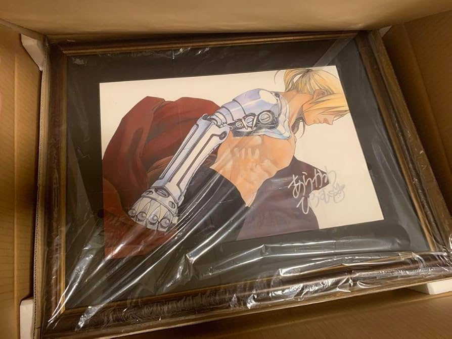 Amazon.co.jp: 鋼の錬金術師 複製原画 荒川弘直筆サイン入りプレミアム