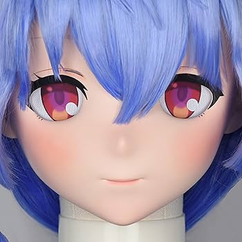 Amazon.co.jp: Full Head 3/4 Head Kigurumi Mask Ganyu 甘雨 カンウ