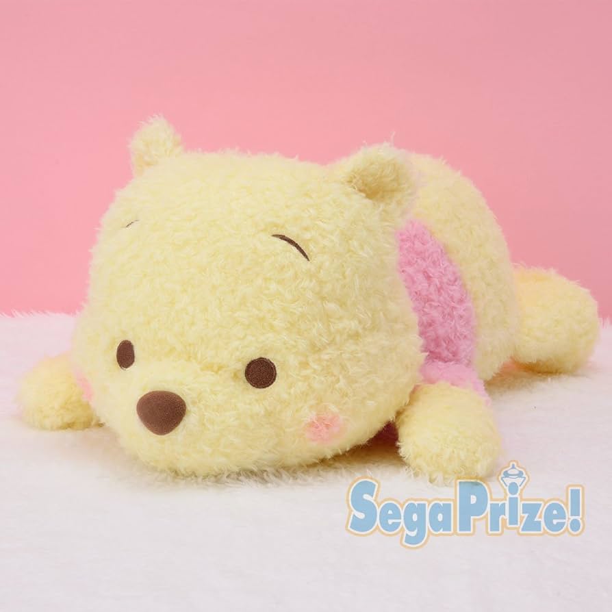 Amazon.co.jp: くまのプーさん メガジャンボ赤いほっぺの寝そべりふわ