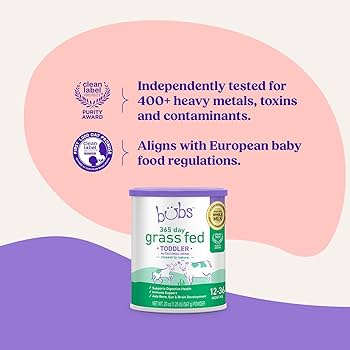 Amazon.com: Bubs 365 Grass Fed Toddler Nutritional Drink, Non-GMO