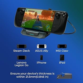 Amazon.com: AVerMedia Steam Deck Dock with HDMI 4K@60Hz, USB C