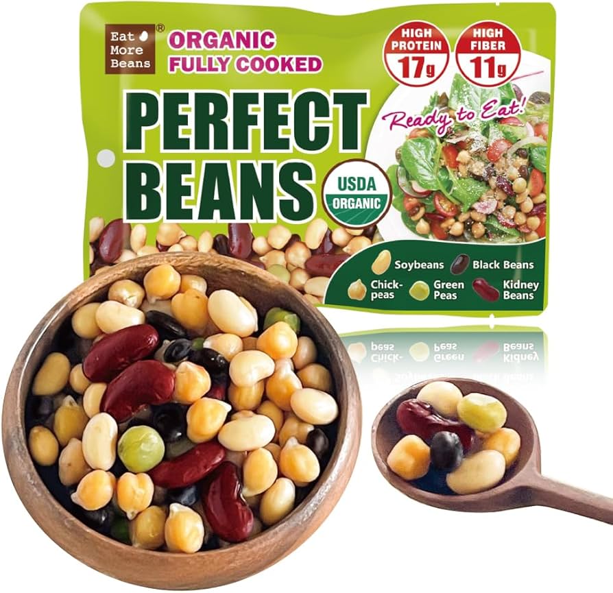 Amazon.com: 【Eat More Beans】Organic Fully Cooked Perfect Beans