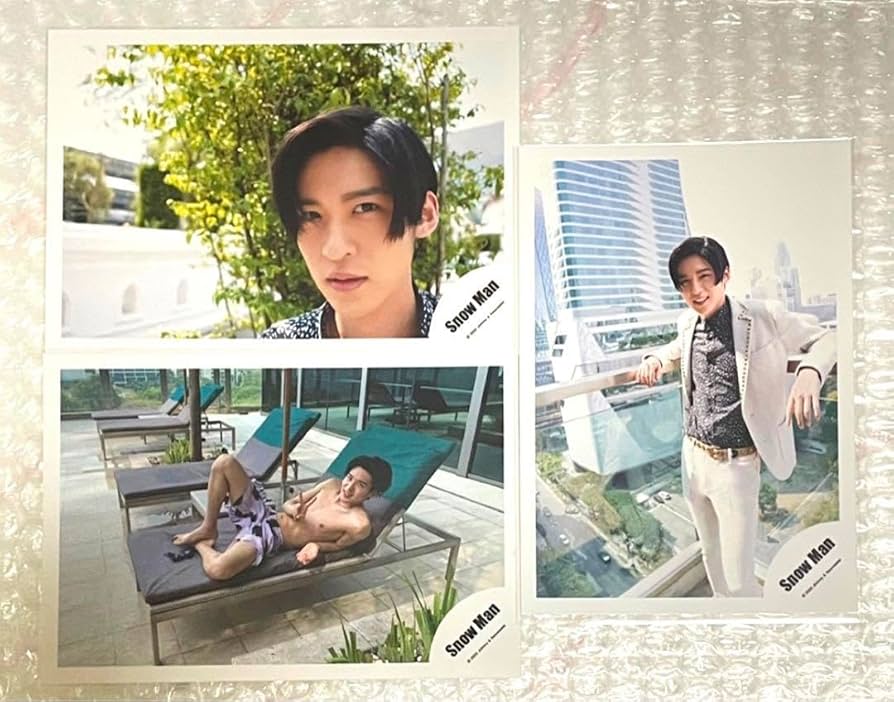 Amazon.co.jp: SnowMan 目黒蓮 公式写真 タイ オフショ ジャニーズJr