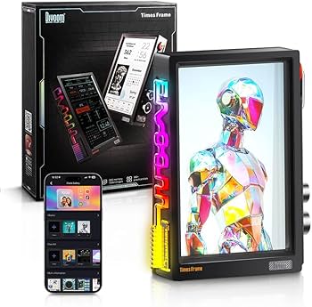 Amazon | 【受賞デザイン・Wi-Fi6対応】Divoom Times Frame デジタル