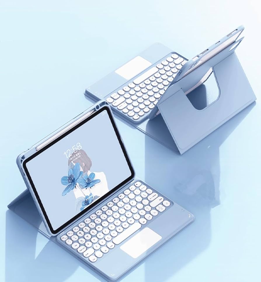 Amazon.co.jp: 360度回転式 iPad Air 11 2025/2024 キーボードケース