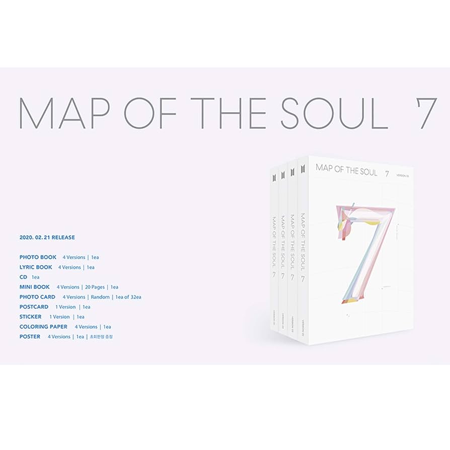 Amazon.co.jp: BTS - MAP of The Soul : 7アルバム[ランダムバージョン
