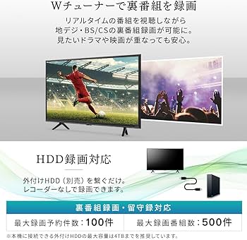 Amazon | アイリスオーヤマ 2K スマート液晶テレビ 40V型 40FEA20