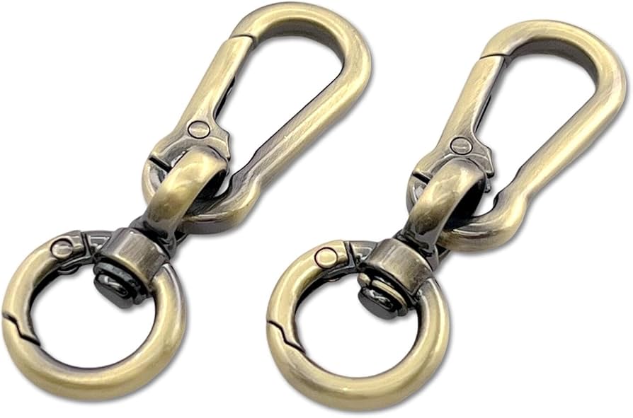 Amazon.co.jp: 「キD」 4個入 カラビナ フック ナス型 Dタイプ 全長