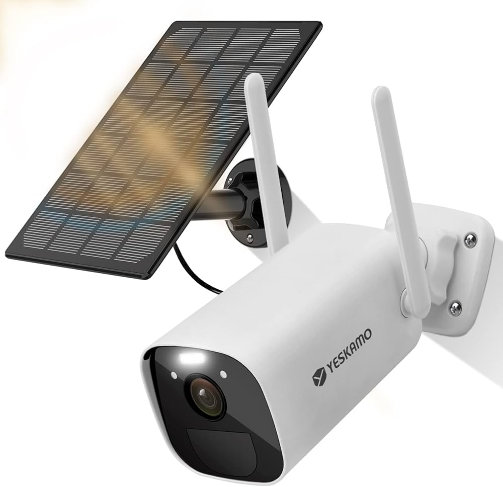 Amazon.co.jp: 【最新発光・300万高画素】YESKAMO 防犯カメラ 屋外