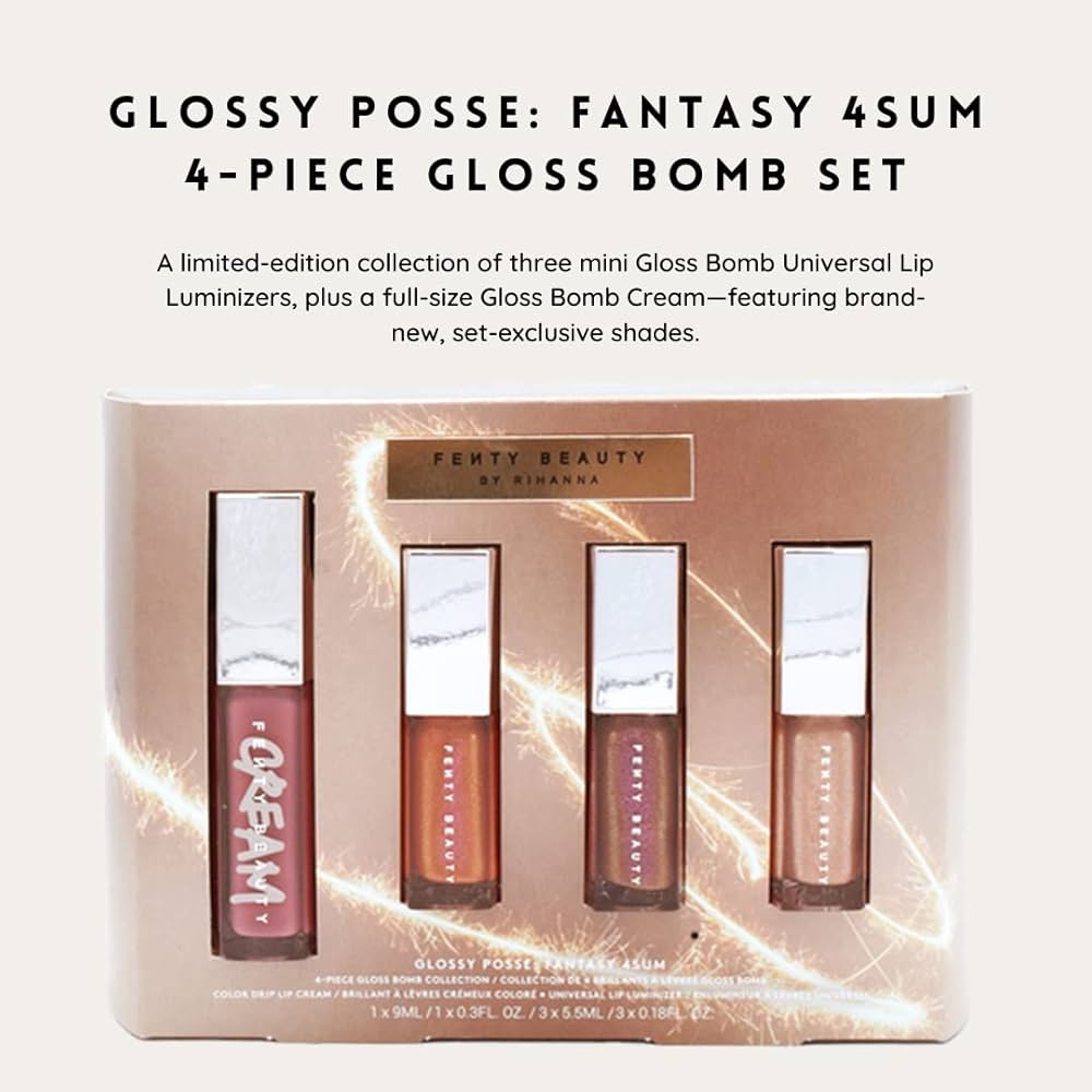 FENTY BEAUTY グロスボムセット 3色 Triple Drip Gloss Bomb Trio