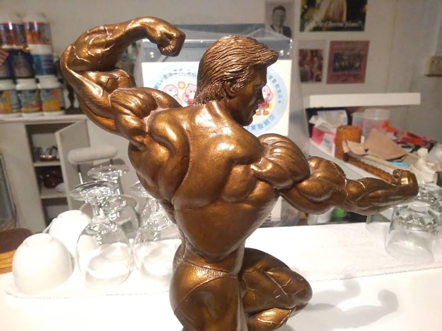 Amazon.co.jp: 選手権大会 ベストポーズ 優勝 ボディビル トロフィー