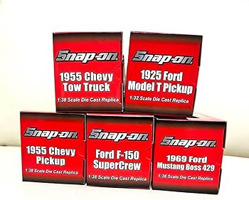 Amazon.co.jp: スナップオン snap-on ミニカーセット ミニカー5台