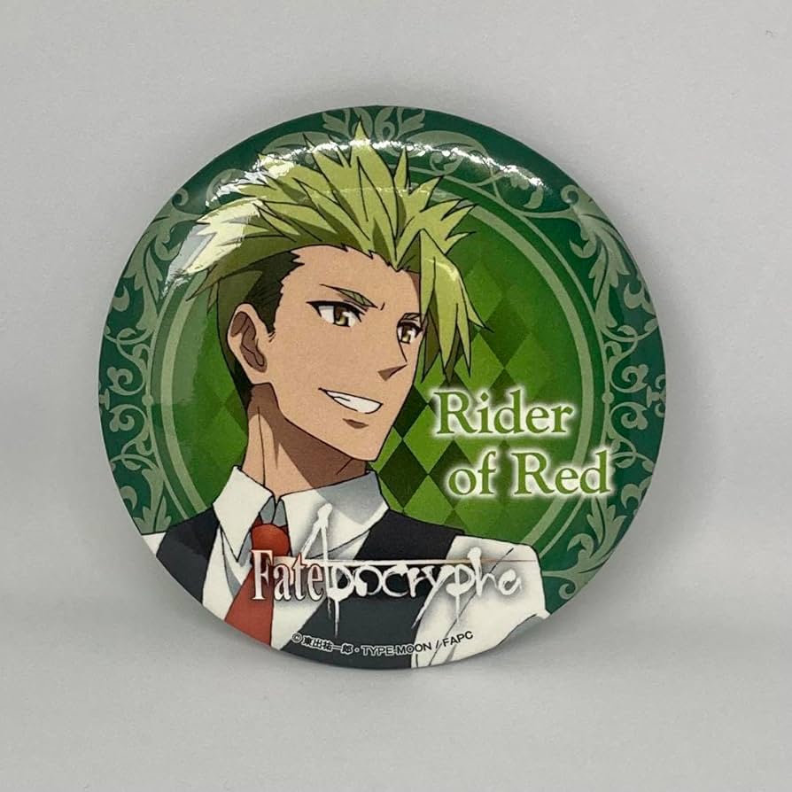 Amazon.co.jp: Fate Apocrypha FGO 缶バッジ 赤のライダー アキレウス