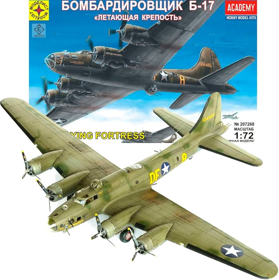 Amazon | AEVVV B17 モデル飛行機キット 1/72スケール - 重爆撃機 B 17